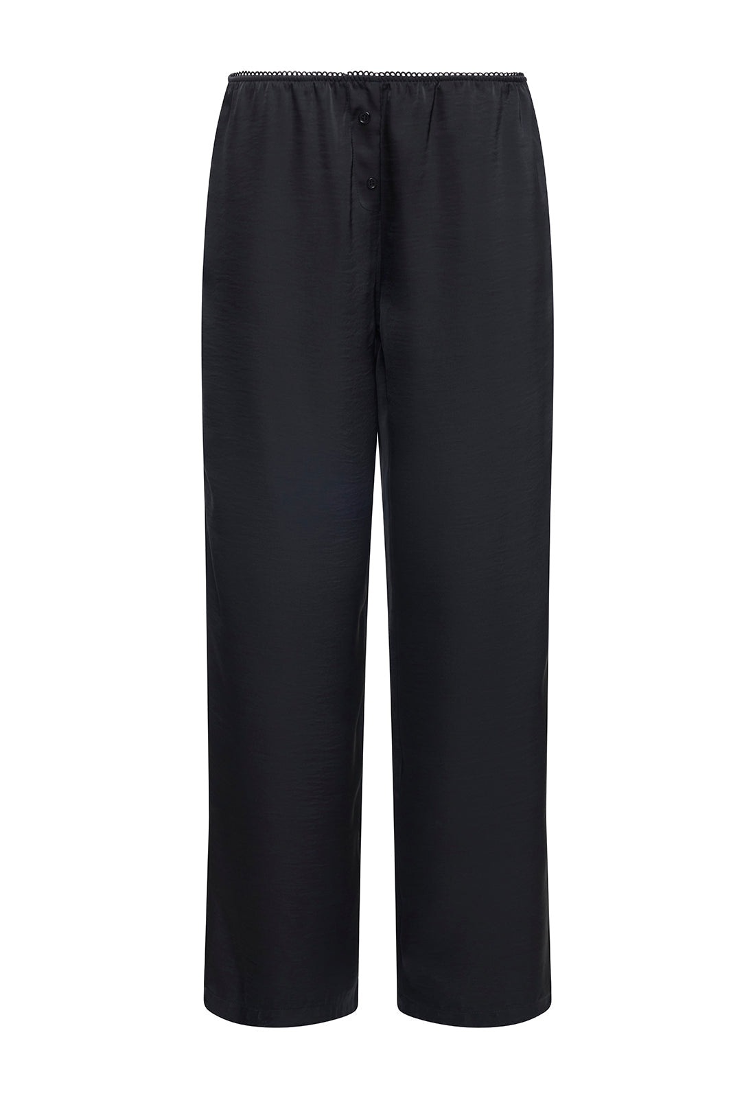 Low-Rise Clean-Drape Pants