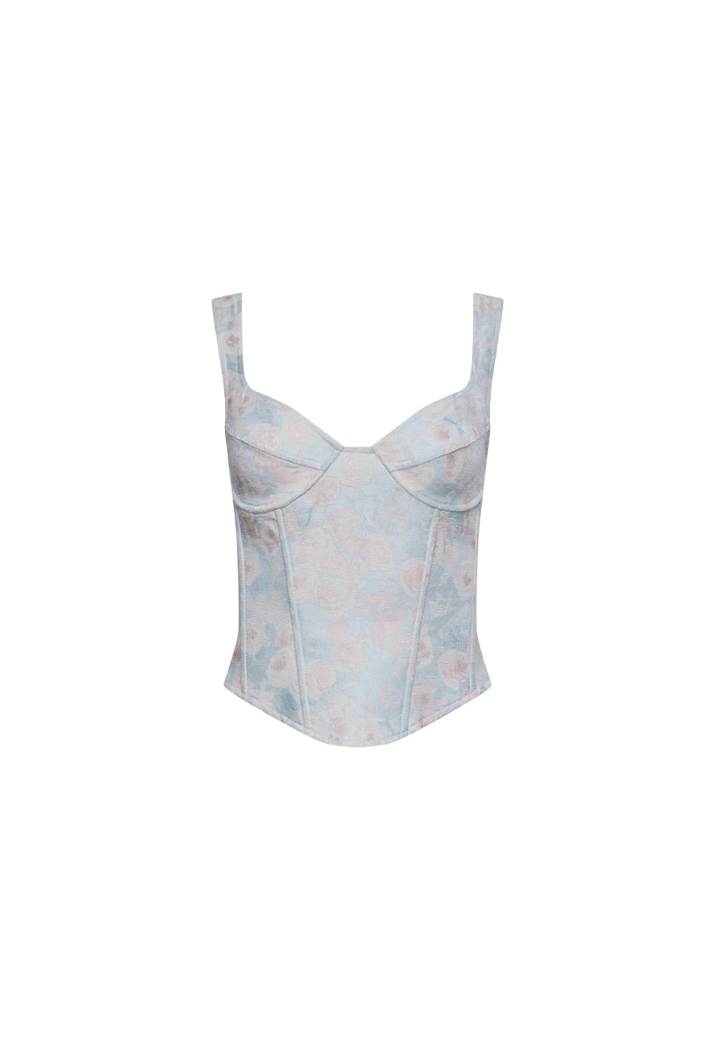 Thick-Strap Basque Corset