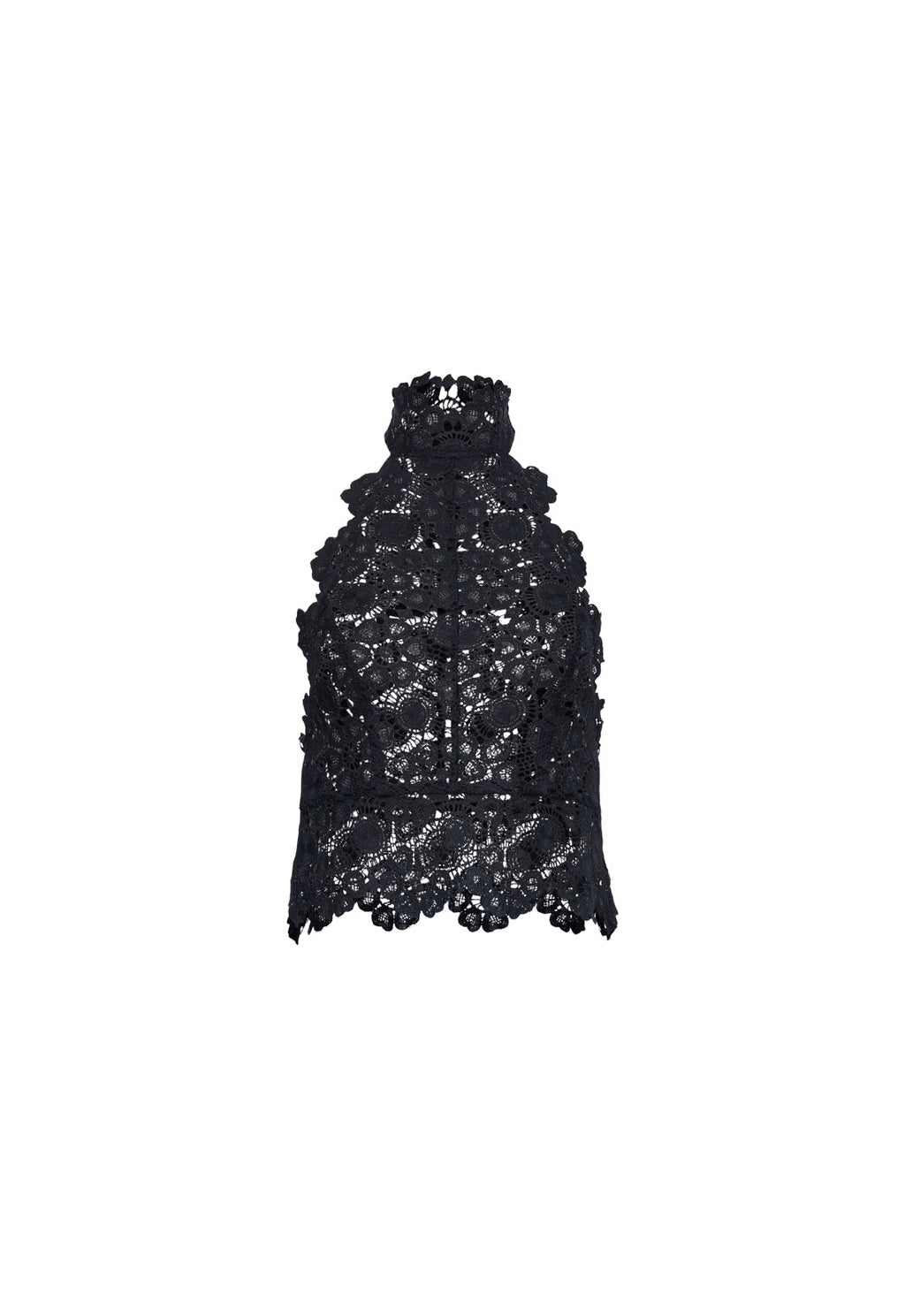 Sheer Polyester Halter Top