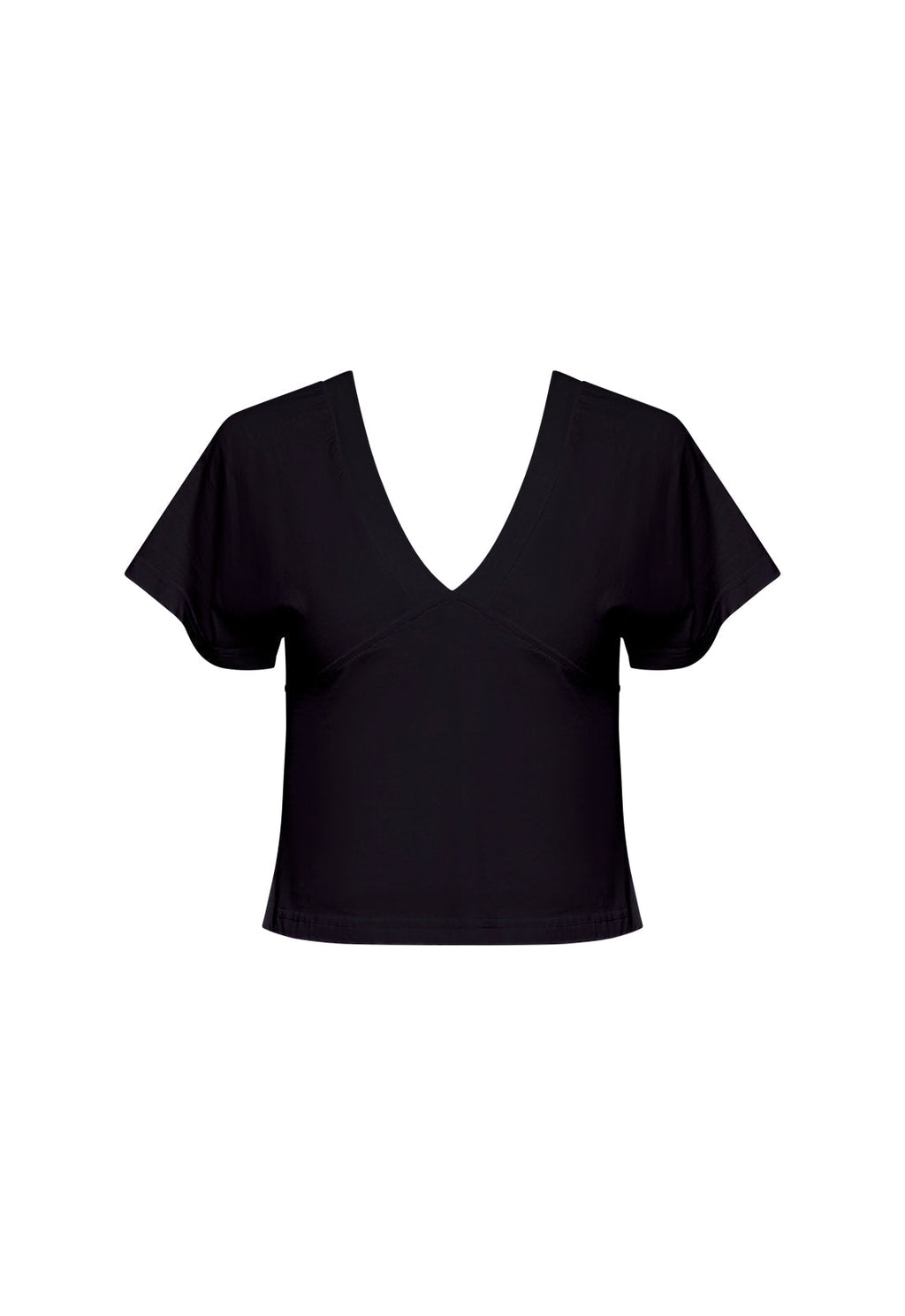 Deep V-Crossover Tee