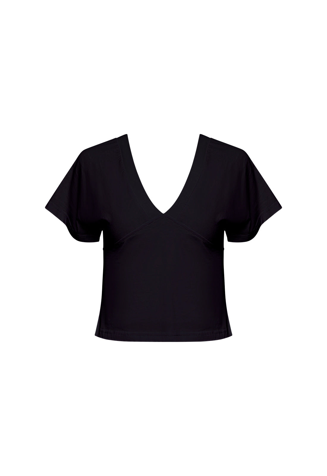 Deep V-Crossover Tee
