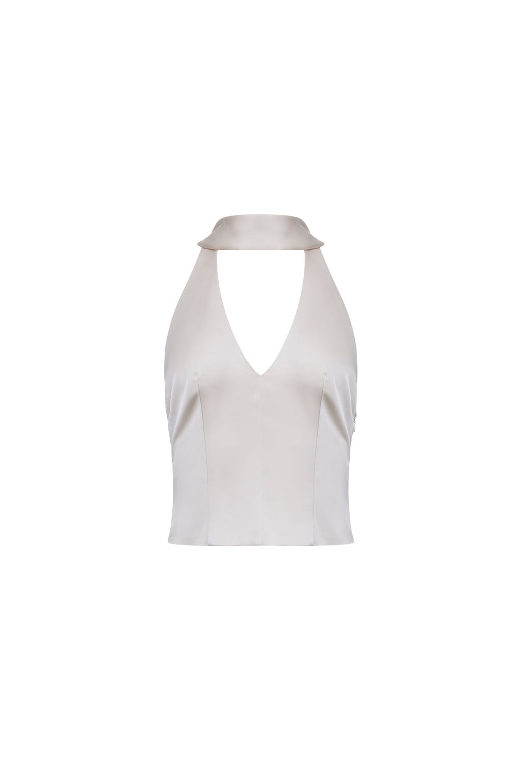 Low-Back Invisible Zip Top