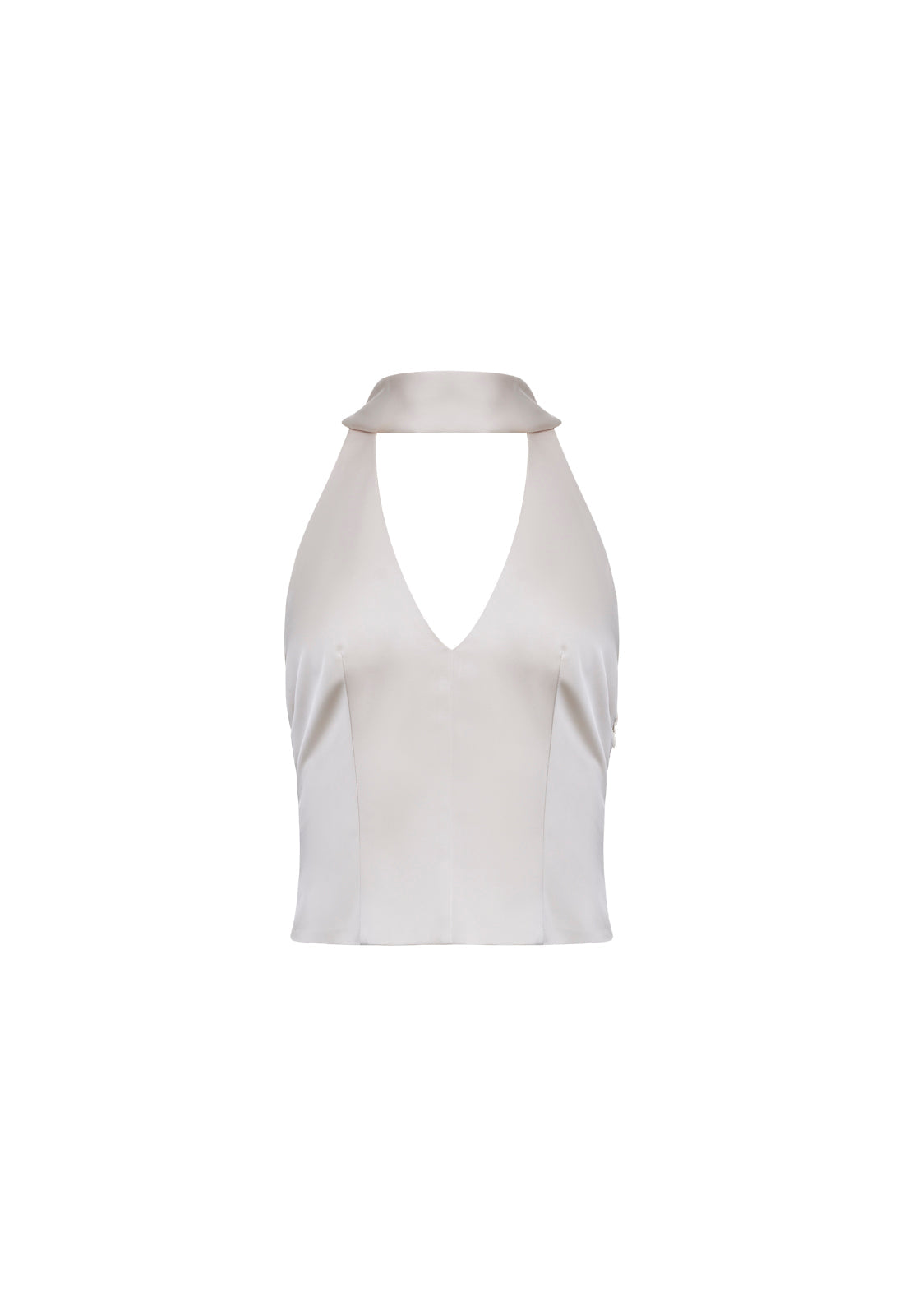 Low-Back Invisible Zip Top