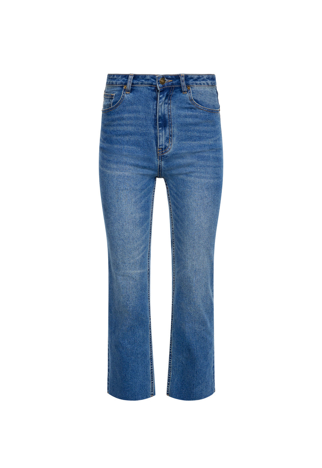Mid-Rise Slim Cropped Jeans