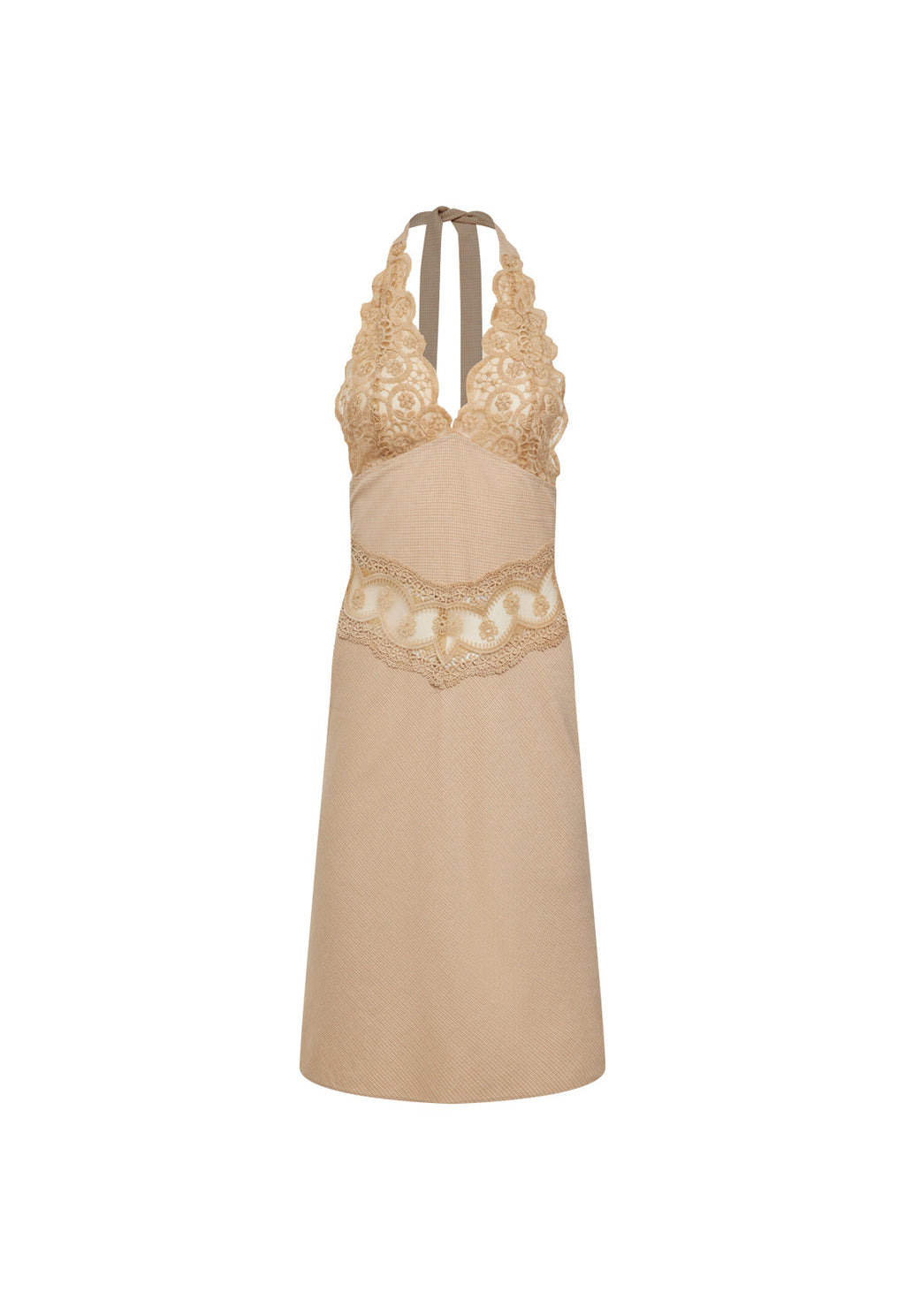 Halter Lace Date Night Dress