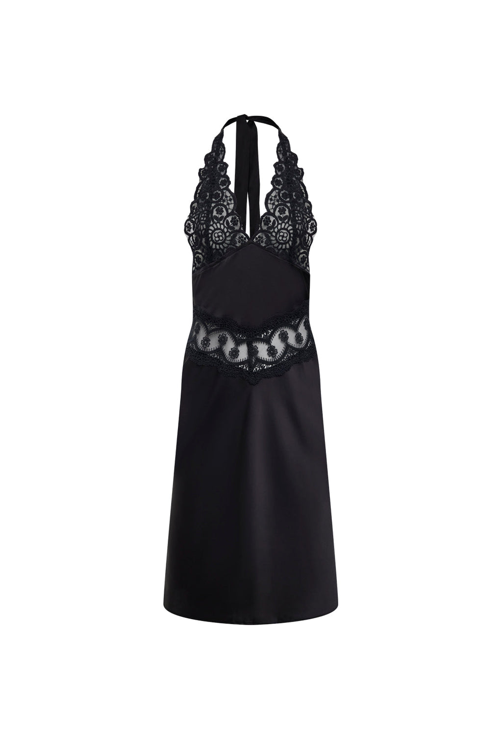 Sheer Sculpted Lace Midi