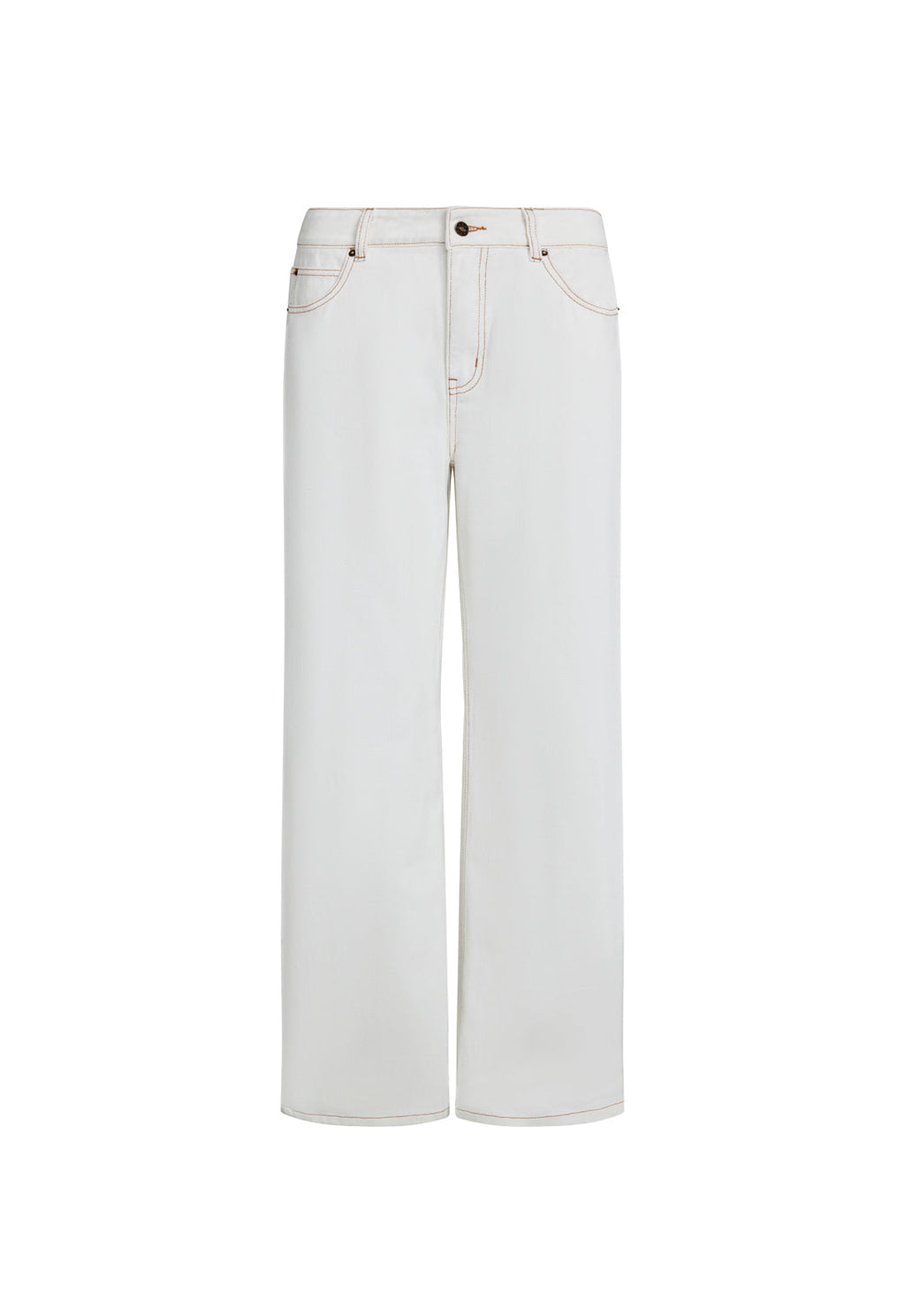 Belt Loop Straight Denim