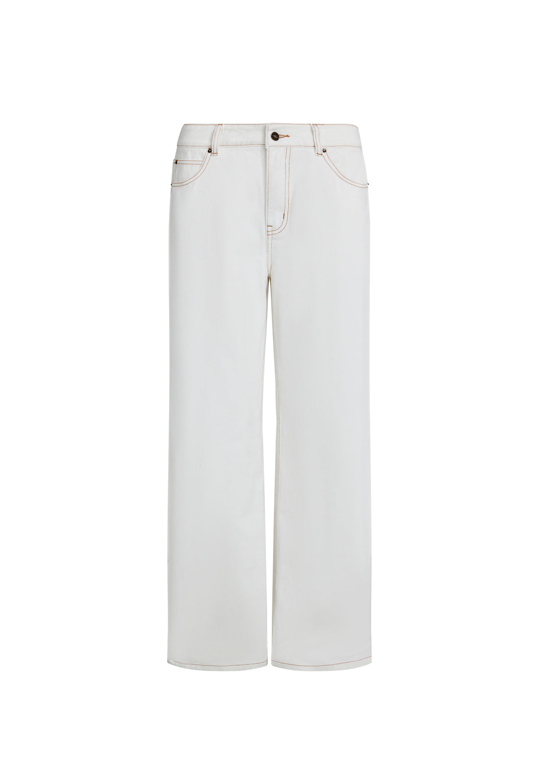 Belt Loop Straight Denim