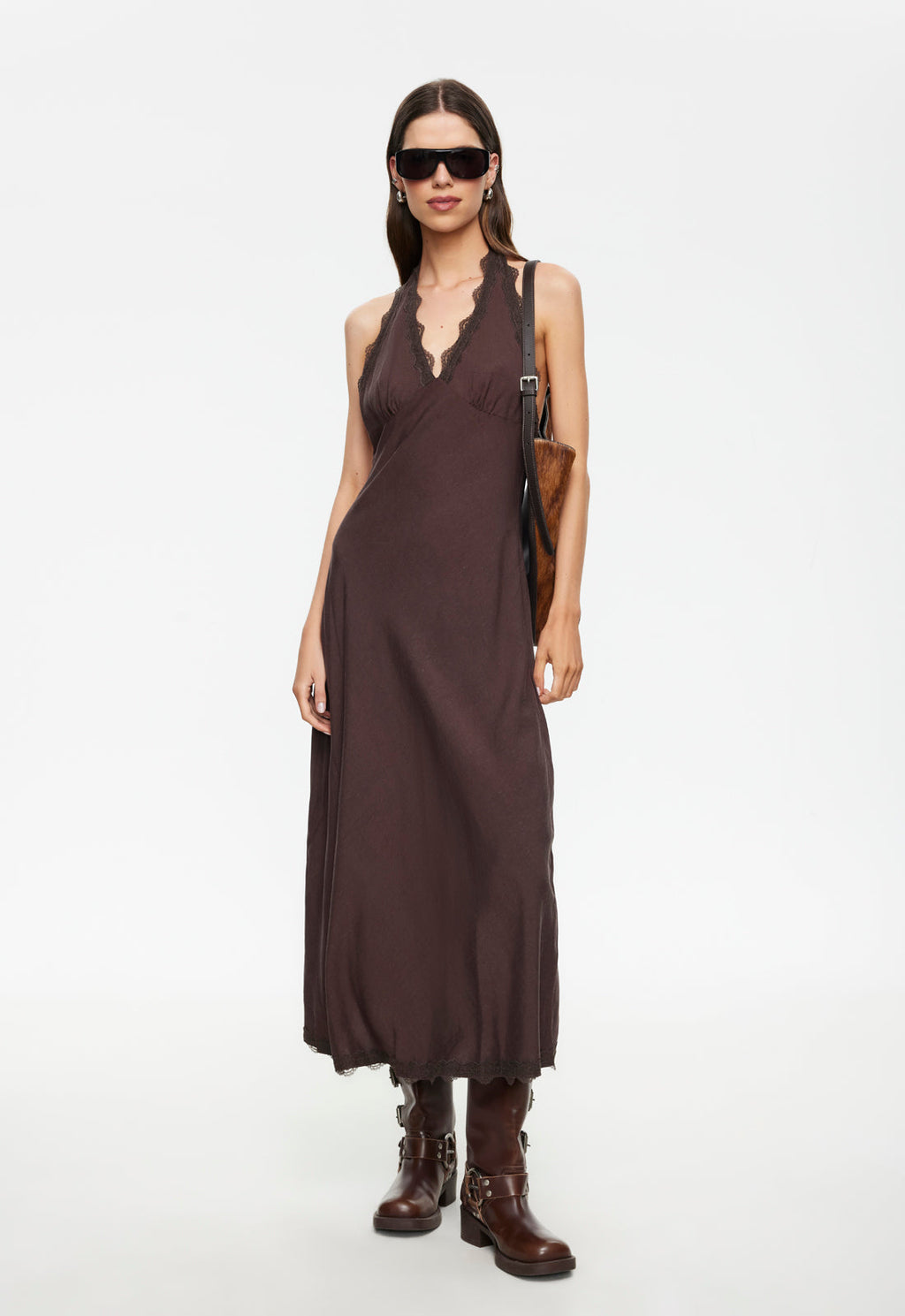 Whispered Romance Linen Midi