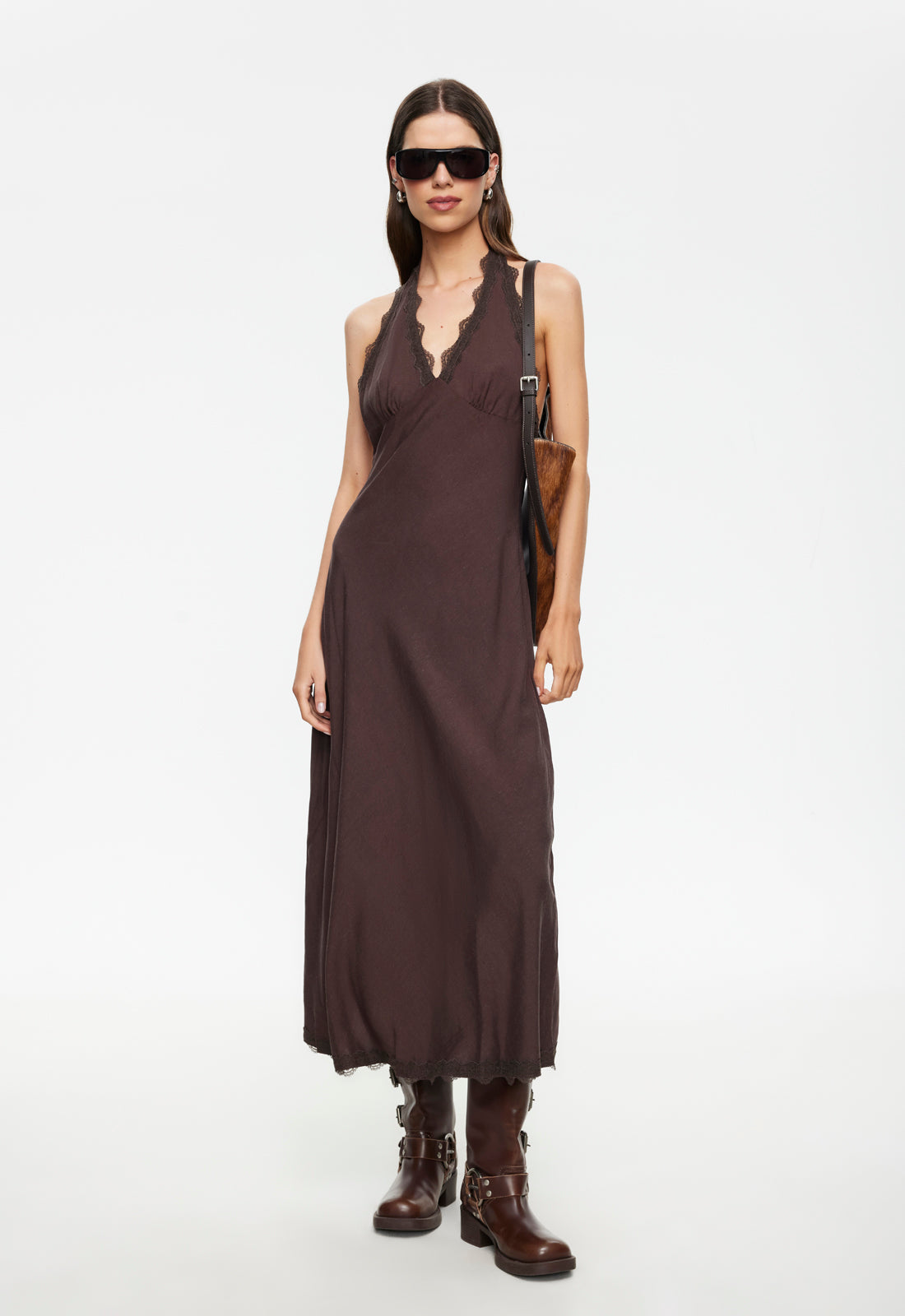 Whispered Romance Linen Midi