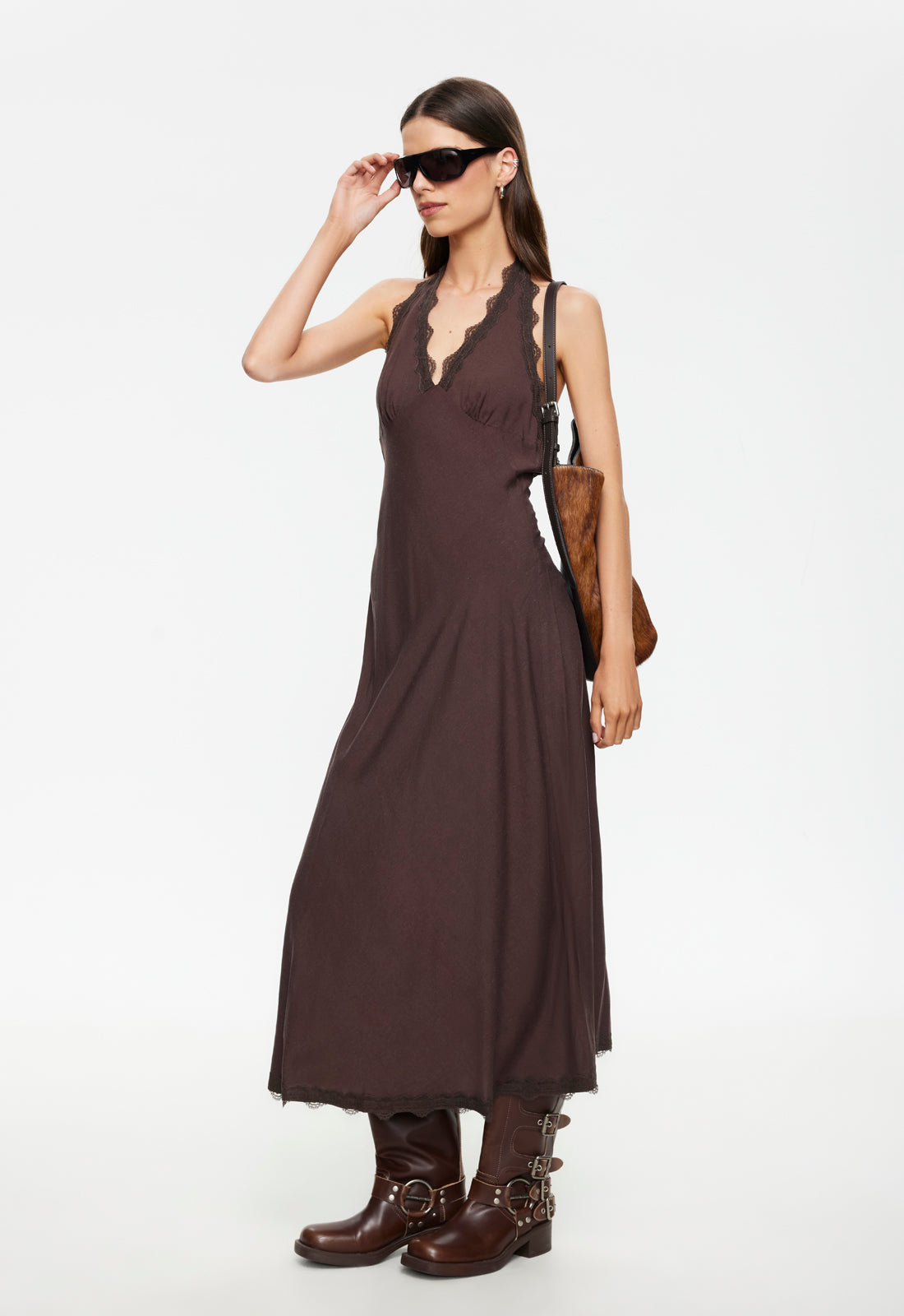 Whispered Romance Linen Midi