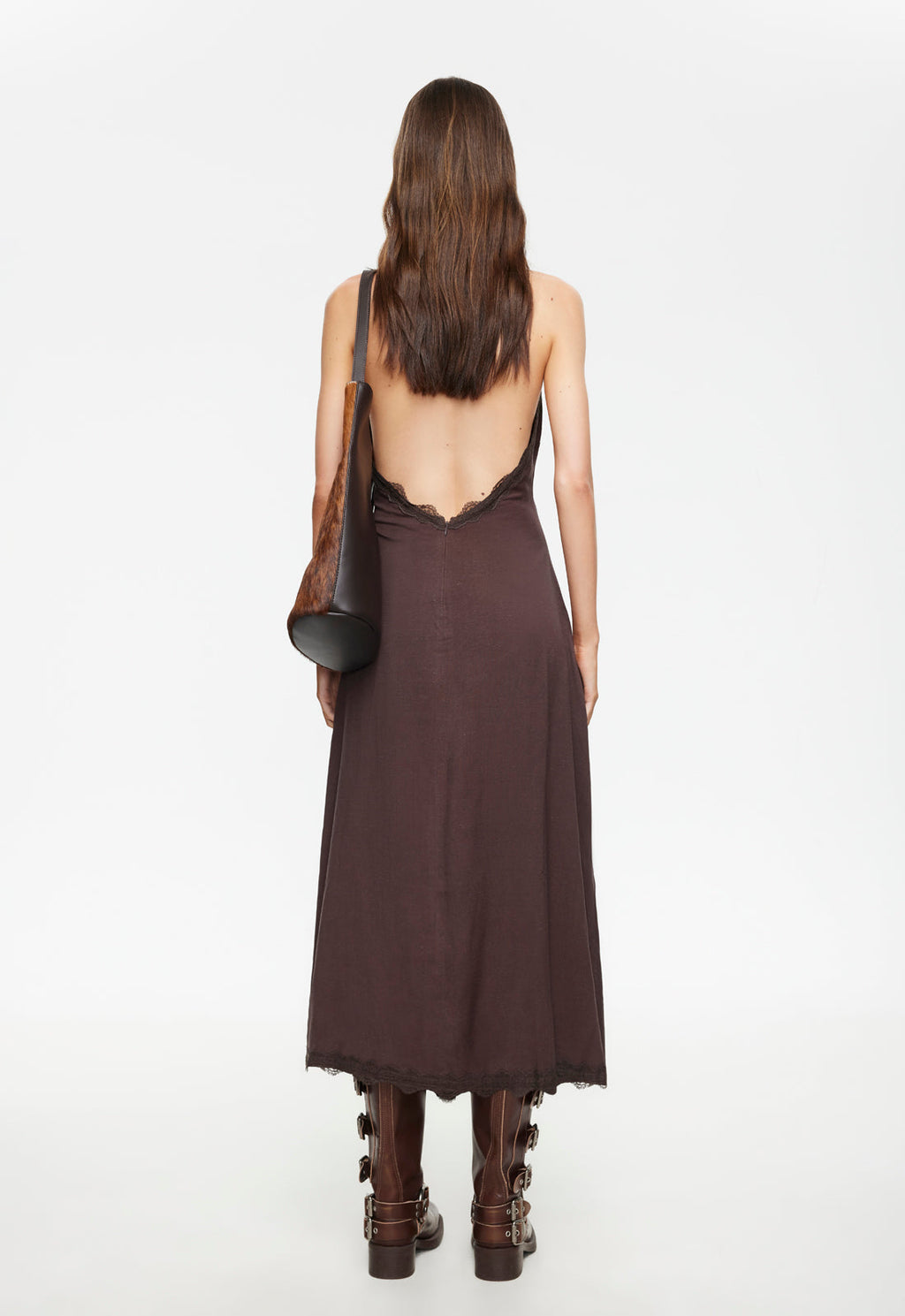 Whispered Romance Linen Midi