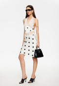 Sheer Sculpted Midi Dress