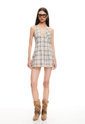 Tie-Up Halter Cotton Charm Dress