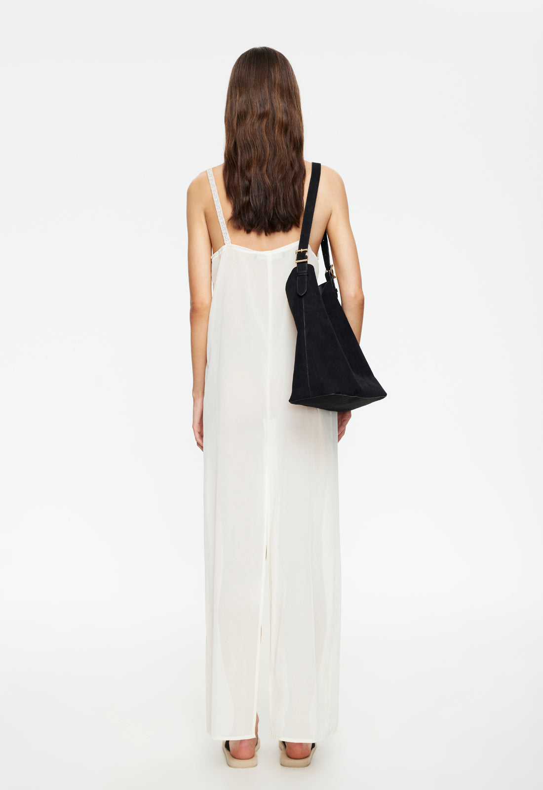 Sheer Lace Maxi Dress