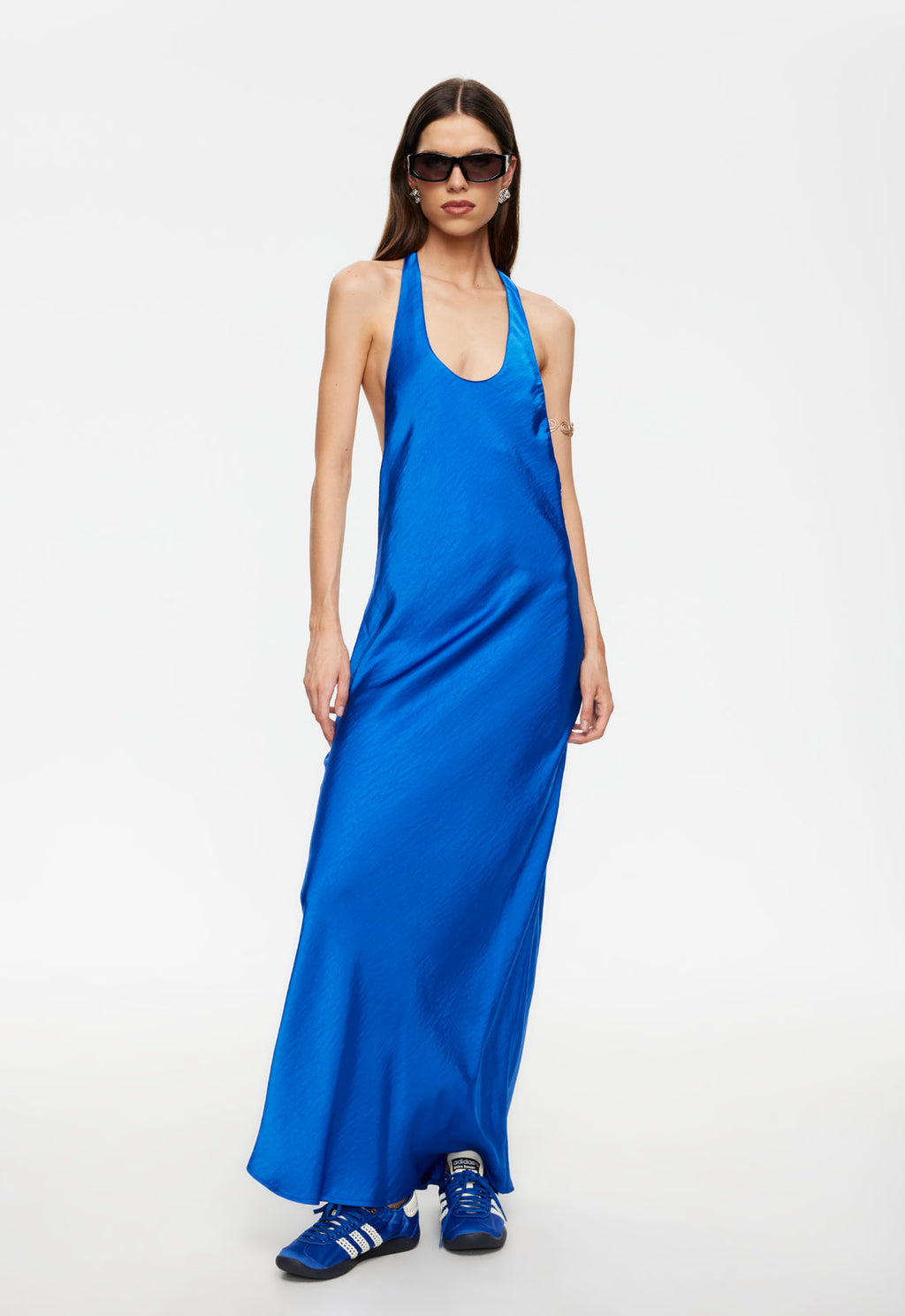 Single-Strap Drape Maxi