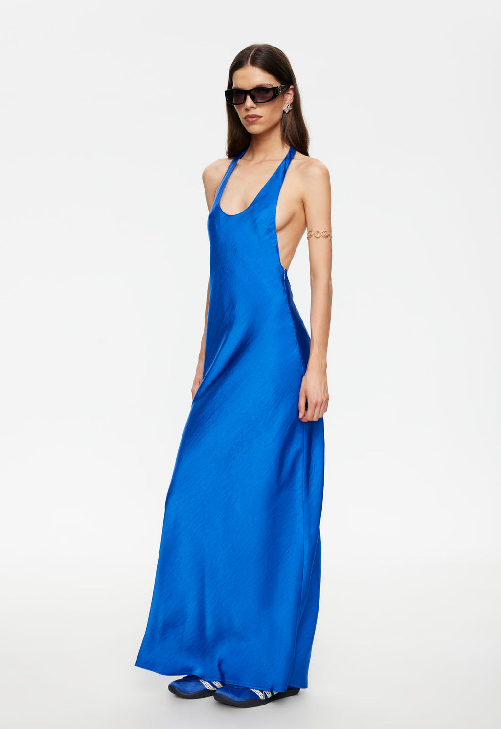 Single-Strap Drape Maxi