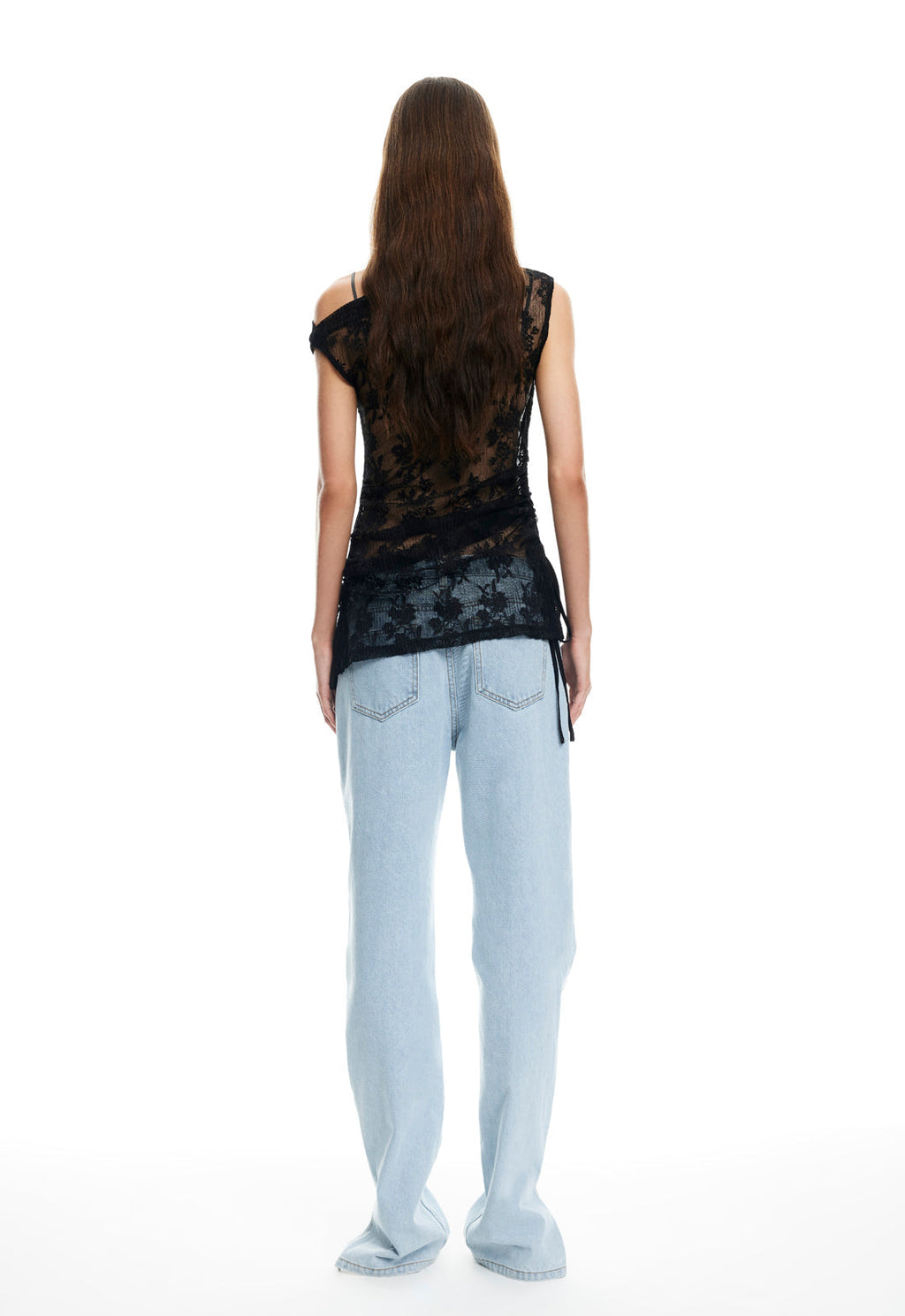 Slant-Drape Polyester Mini