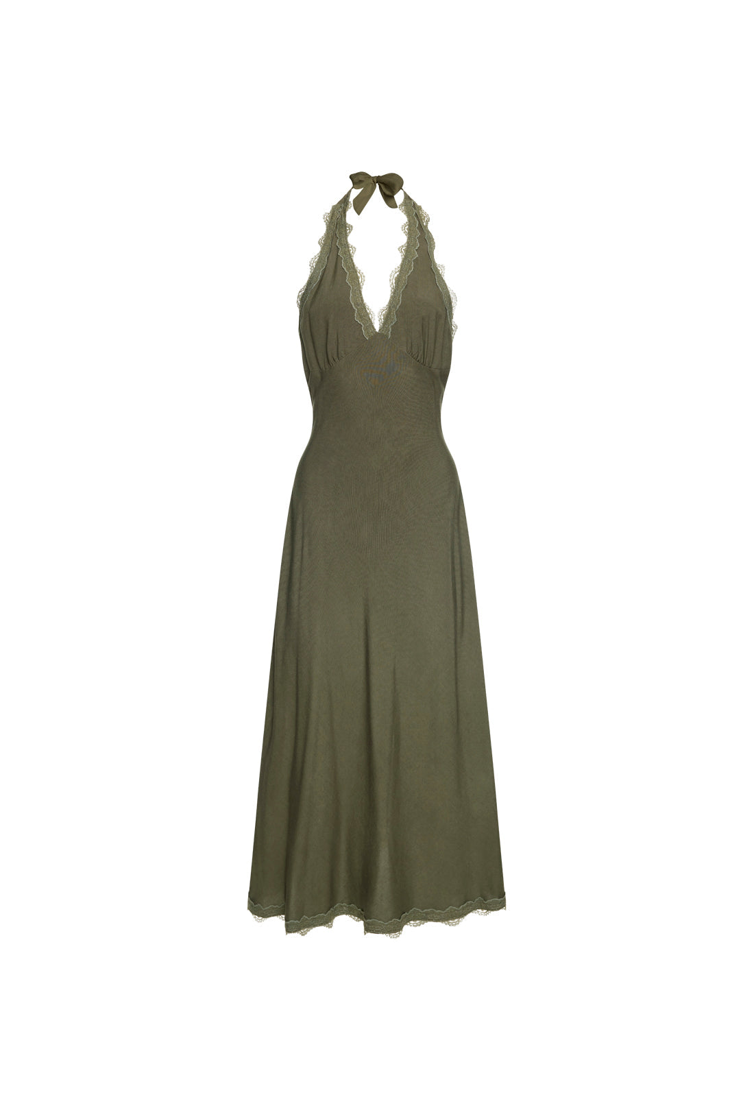 Satin Halter Whisper Midi
