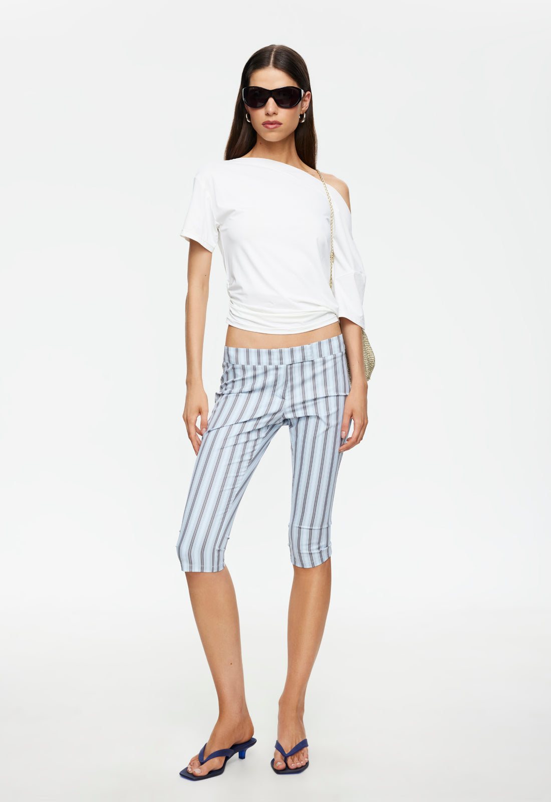 Asymmetric Off-Shoulder Tee