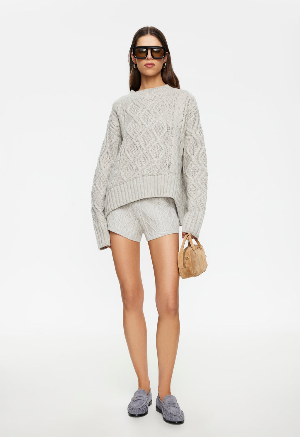 Viscose Drape Mini Shorts