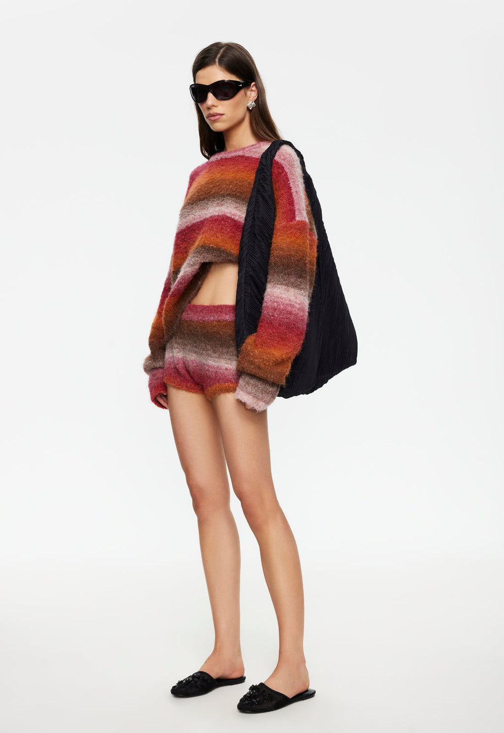 Luxe Knit Low-Rise Shorts