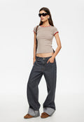 Rayon-Elastane Short Sleeve