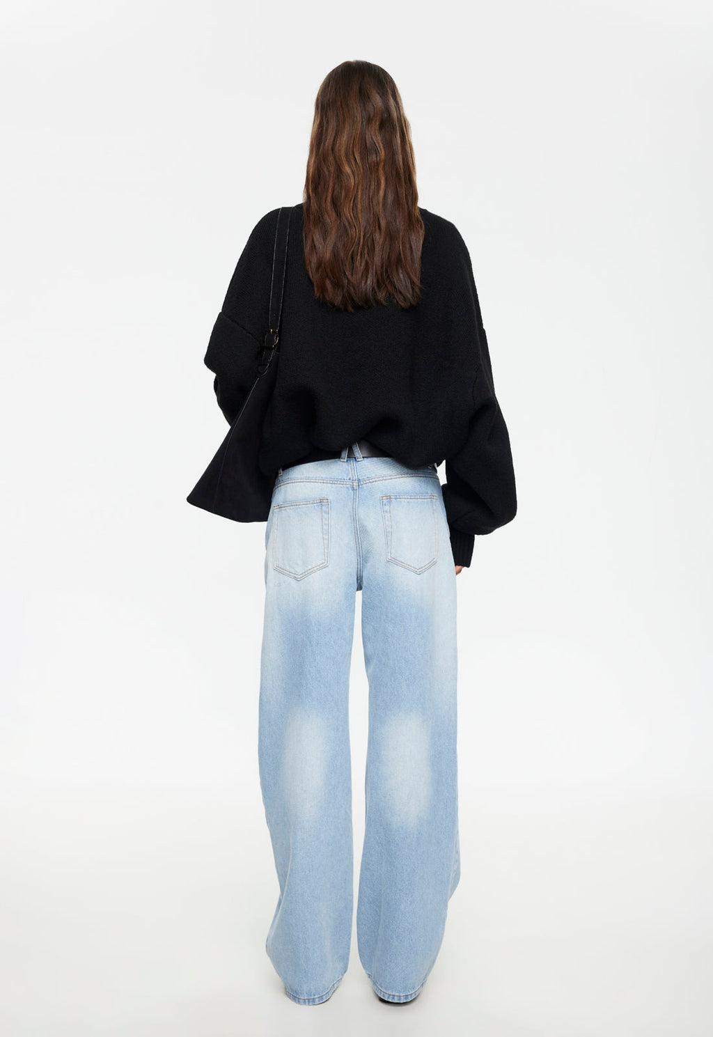 Draped Long-Sleeve Knit