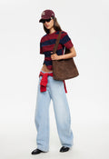 Ruched-Side Relaxed Tee