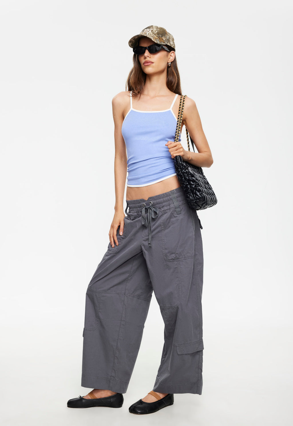 Contrast-Piped Spaghetti Tank