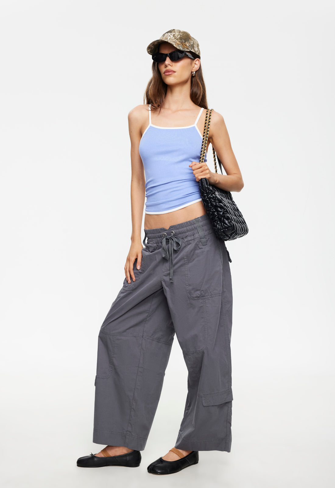 Contrast-Piped Spaghetti Tank