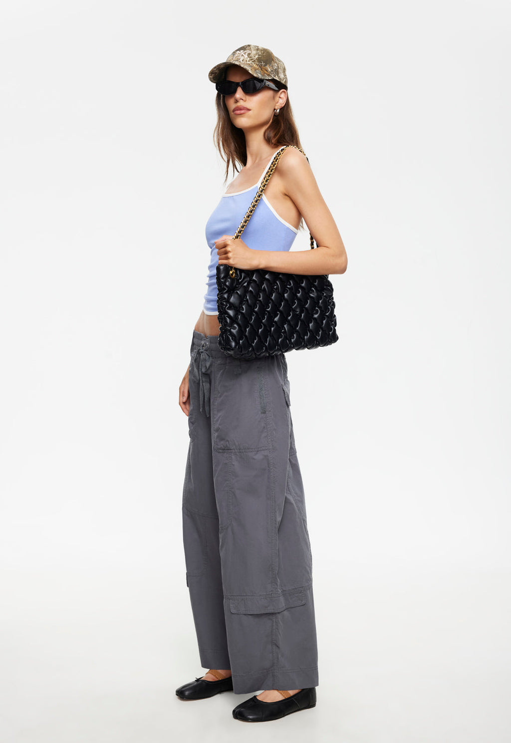 Contrast-Piped Spaghetti Tank