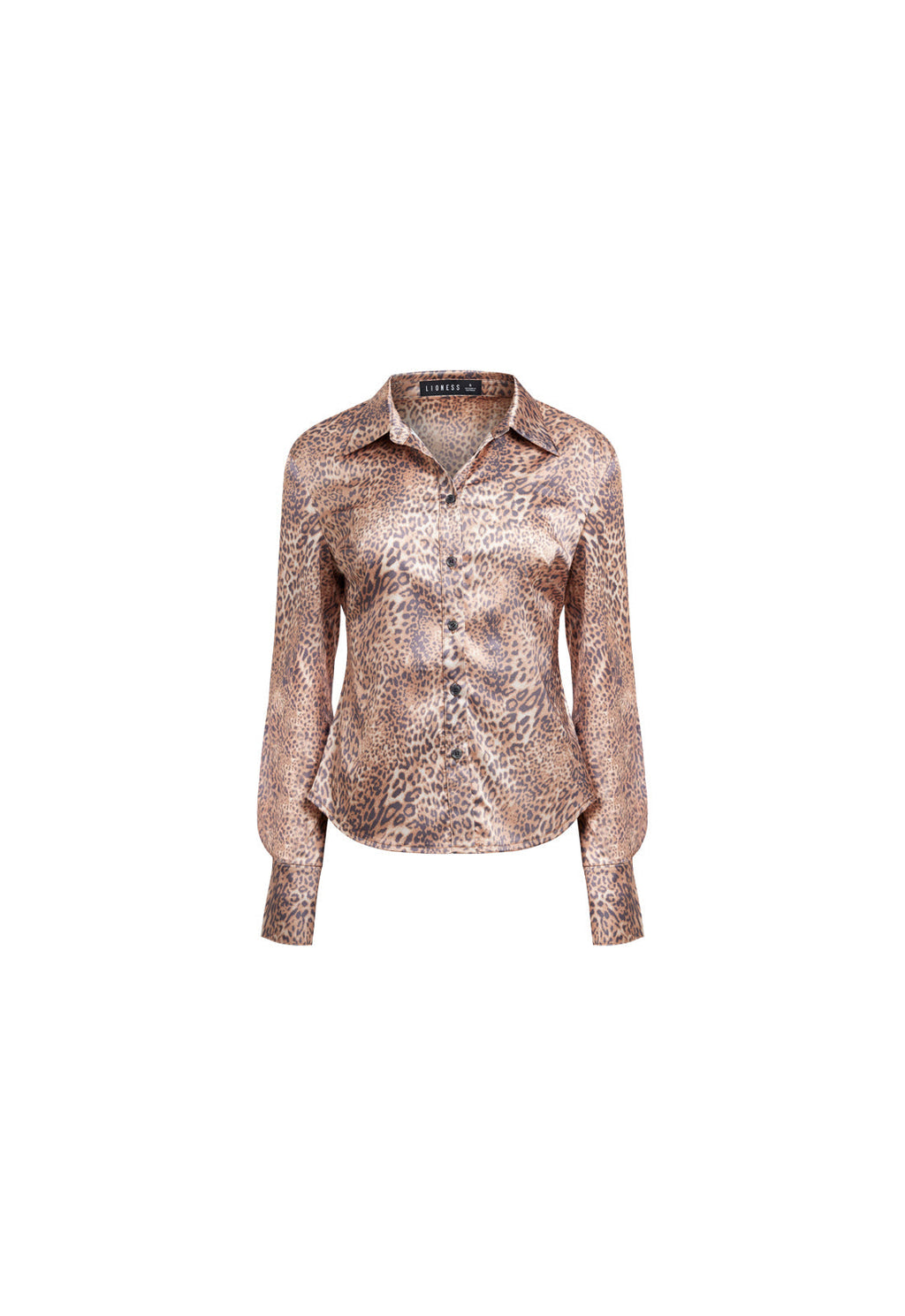 Leopard Satin Shirt