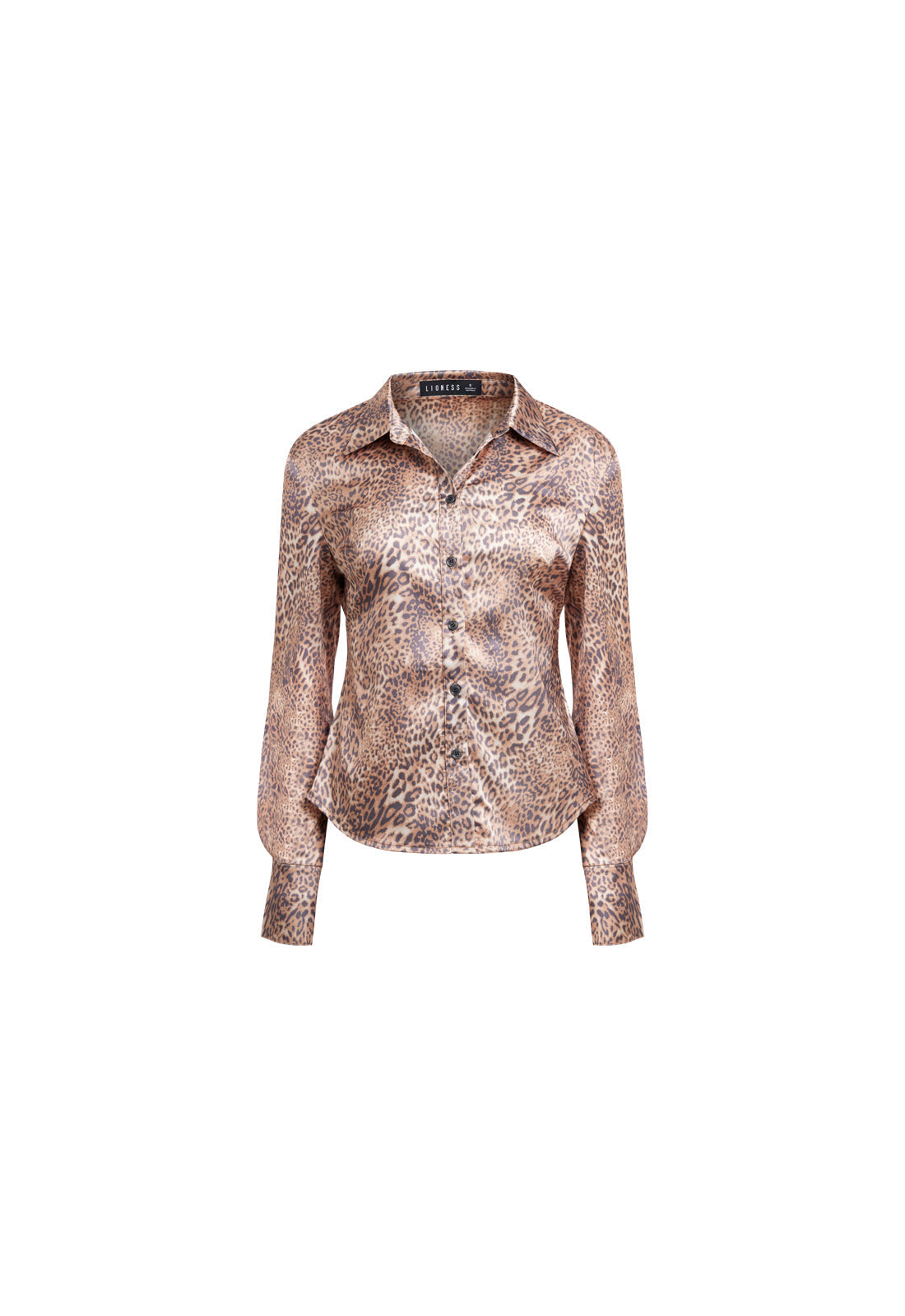 Leopard Satin Shirt