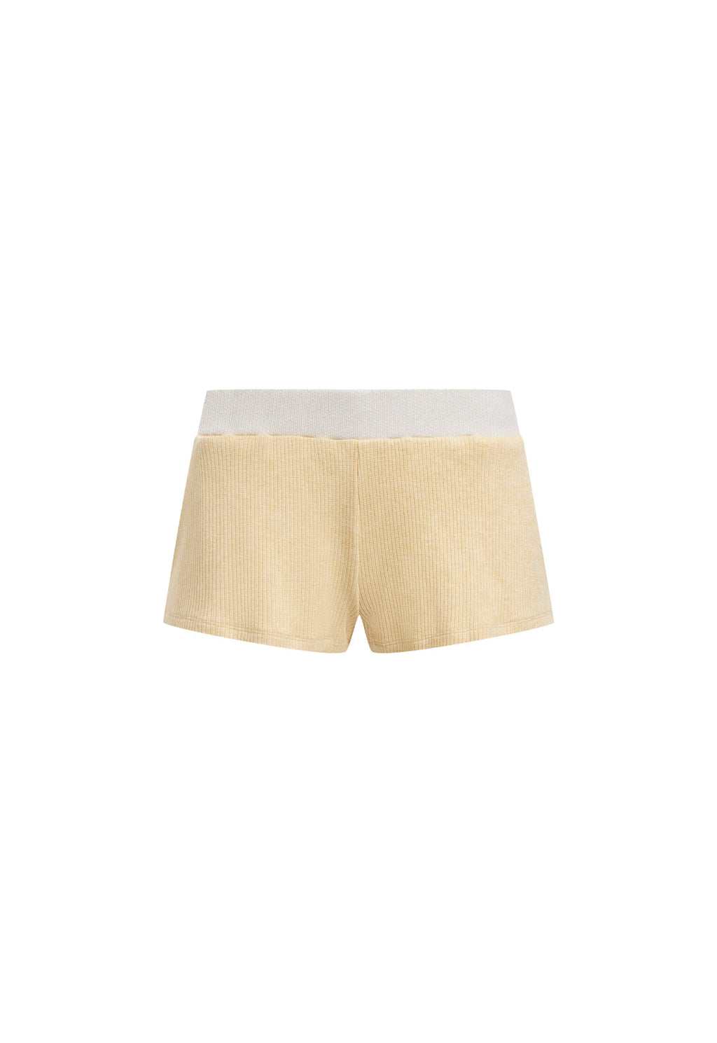 Wide-Band Lurex Mini Shorts