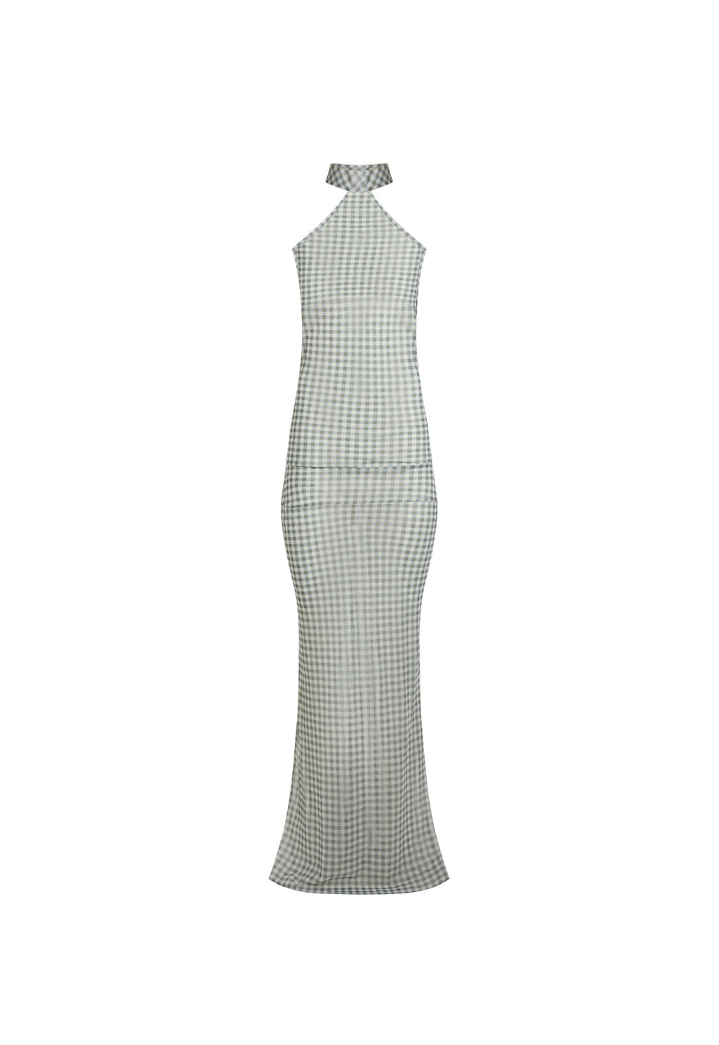Asymmetric Halter Fluid Maxi