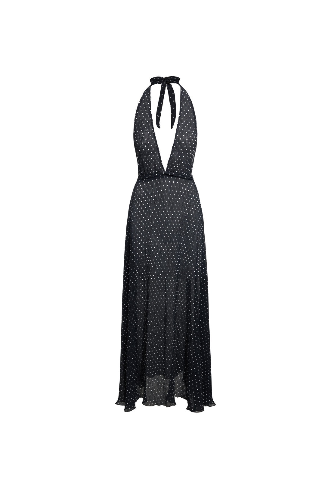 Halter Low-Back Bubble Mini