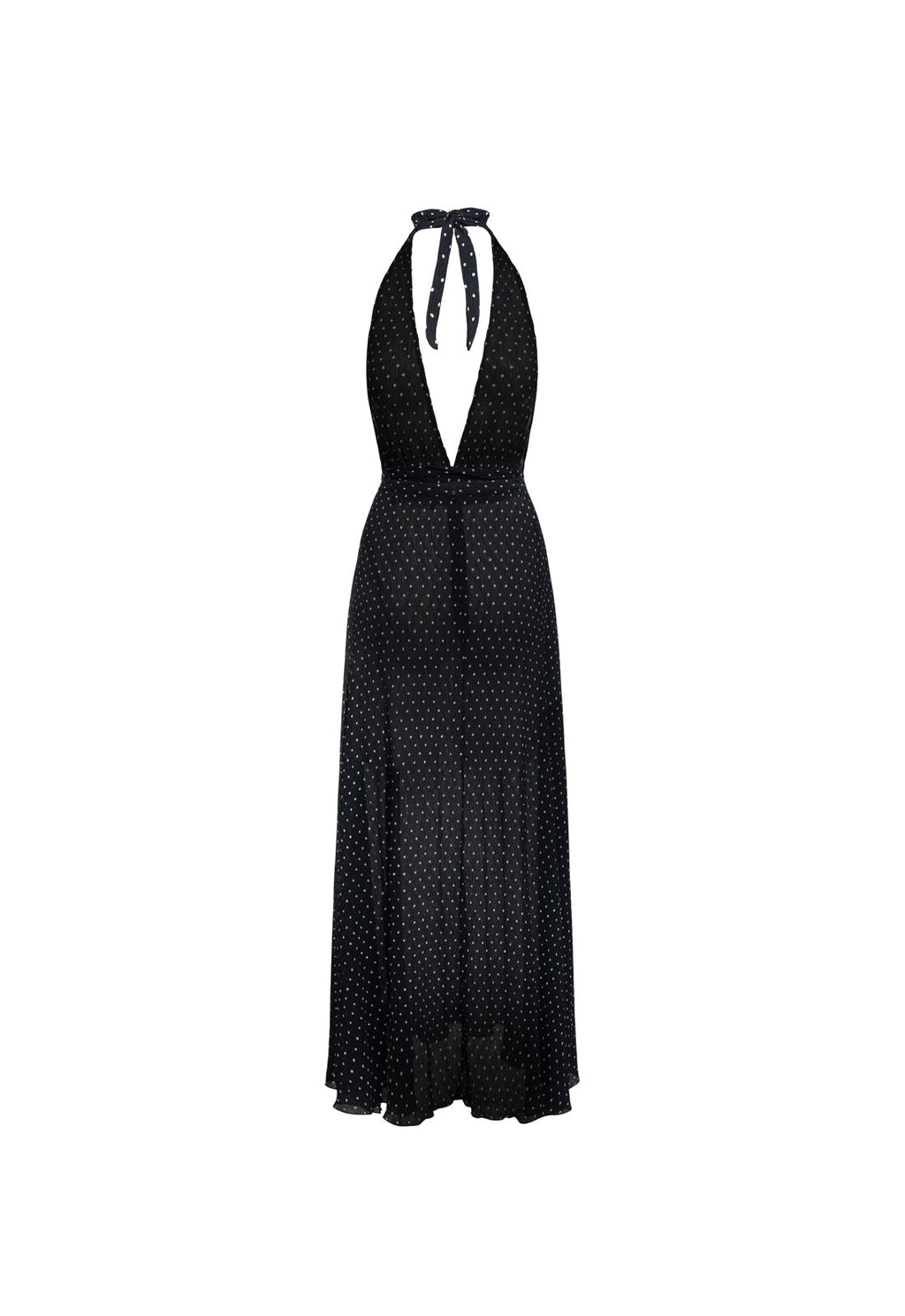 Halter Low-Back Bubble Mini