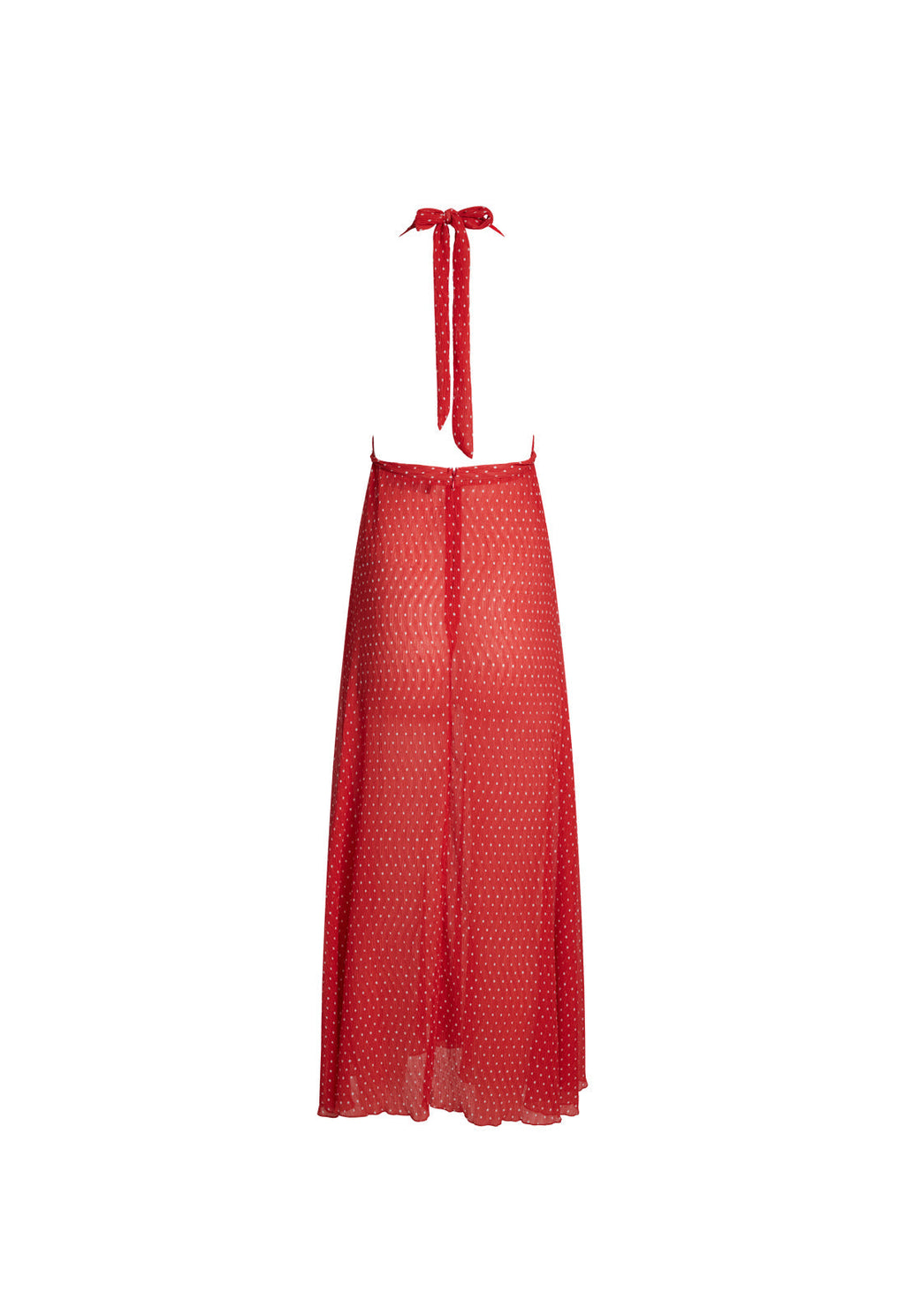 Plunge & Open Back Bias Dress