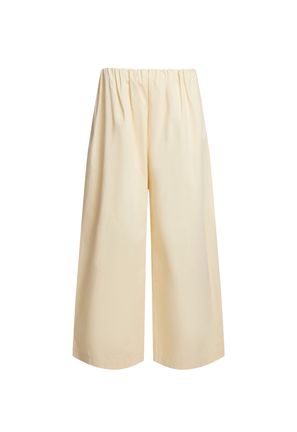 Low-Rise Pure Cotton Straight Pants