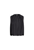 Bubble Pleat Sleeveless Top