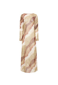 Draped Tie-Back Maxi