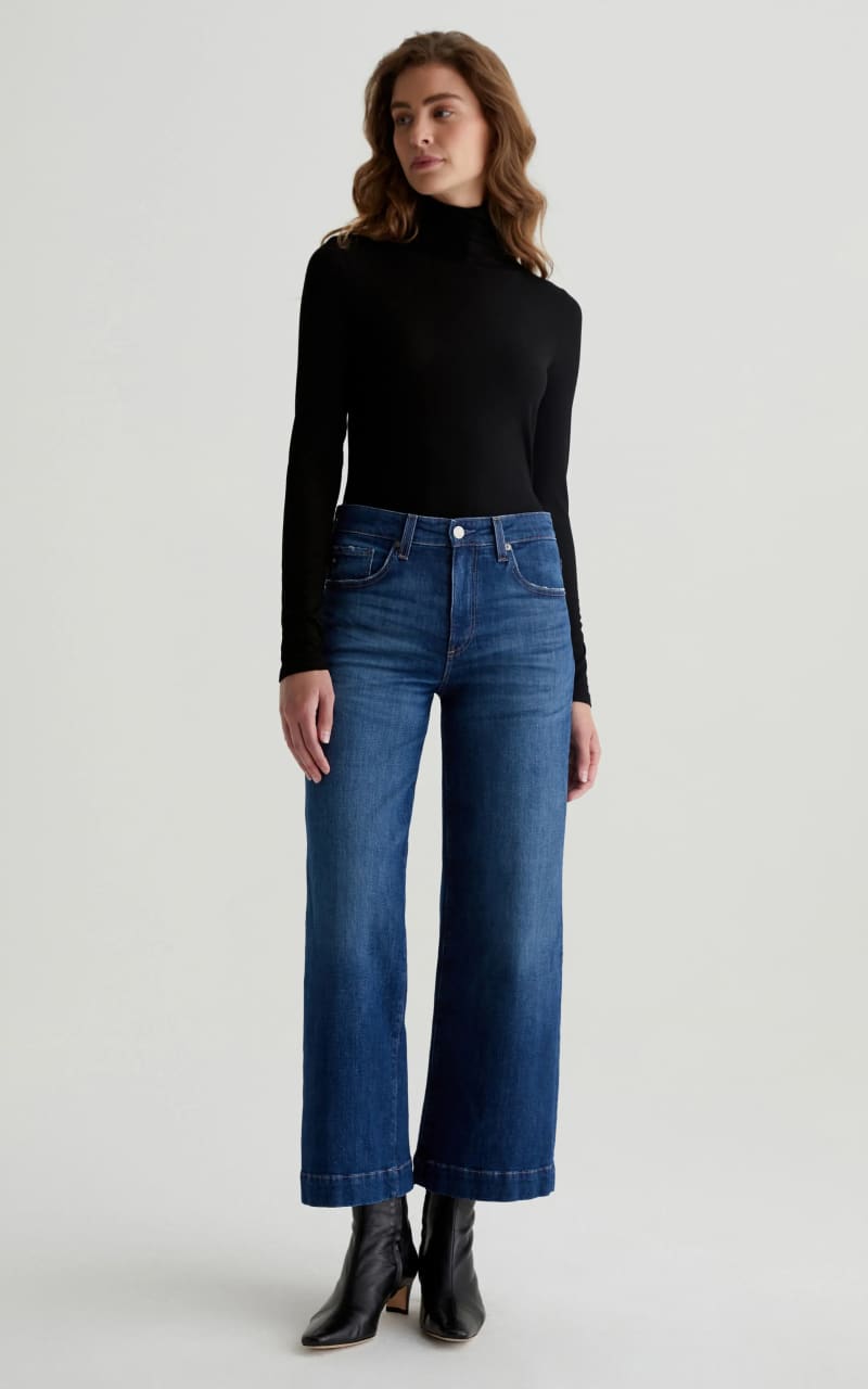 Jeans- Wide Leg Crop