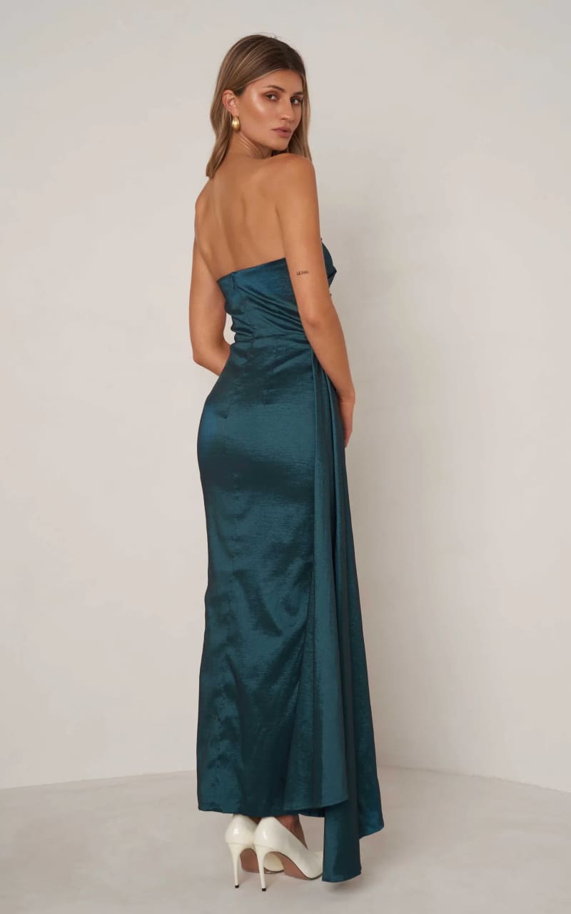 Gown in Emerald Green