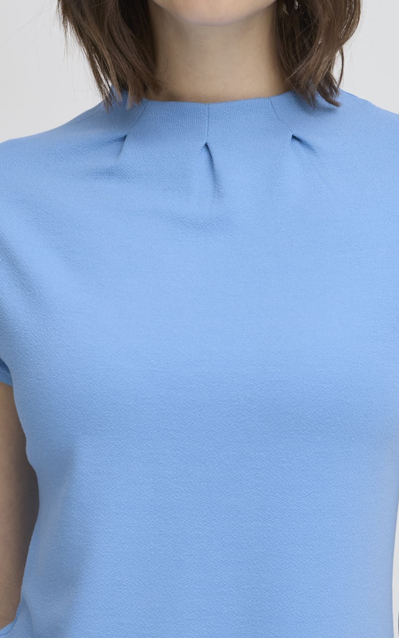 Skater blouse in Azure Blue