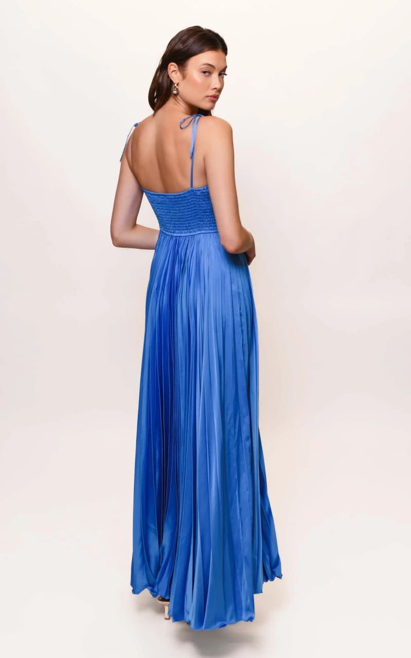 Pleated Maxi Dress