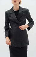 Leather Blazer
