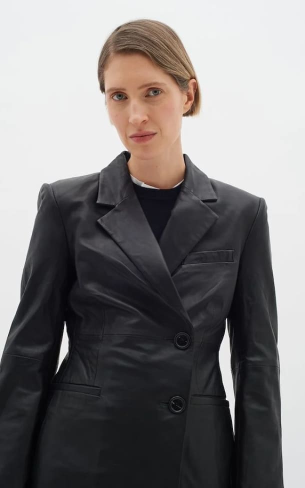 Leather Blazer