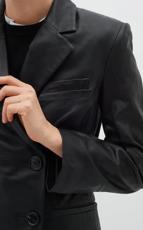 Leather Blazer