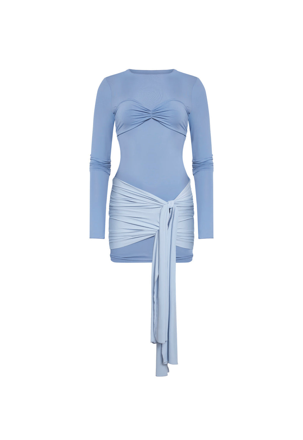 Cinched-Wrap Midnight Mini